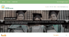 Desktop Screenshot of learninghub.dwu.ac.pg